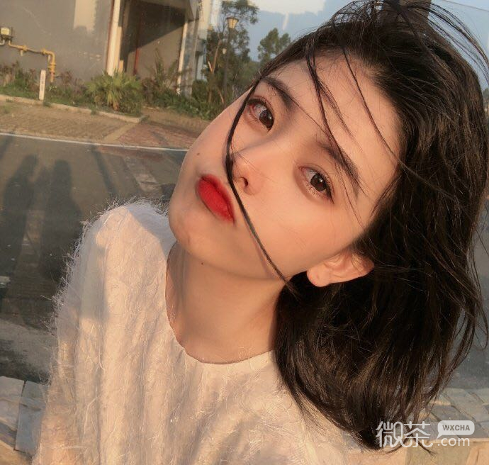 微信森系好看欧美女头