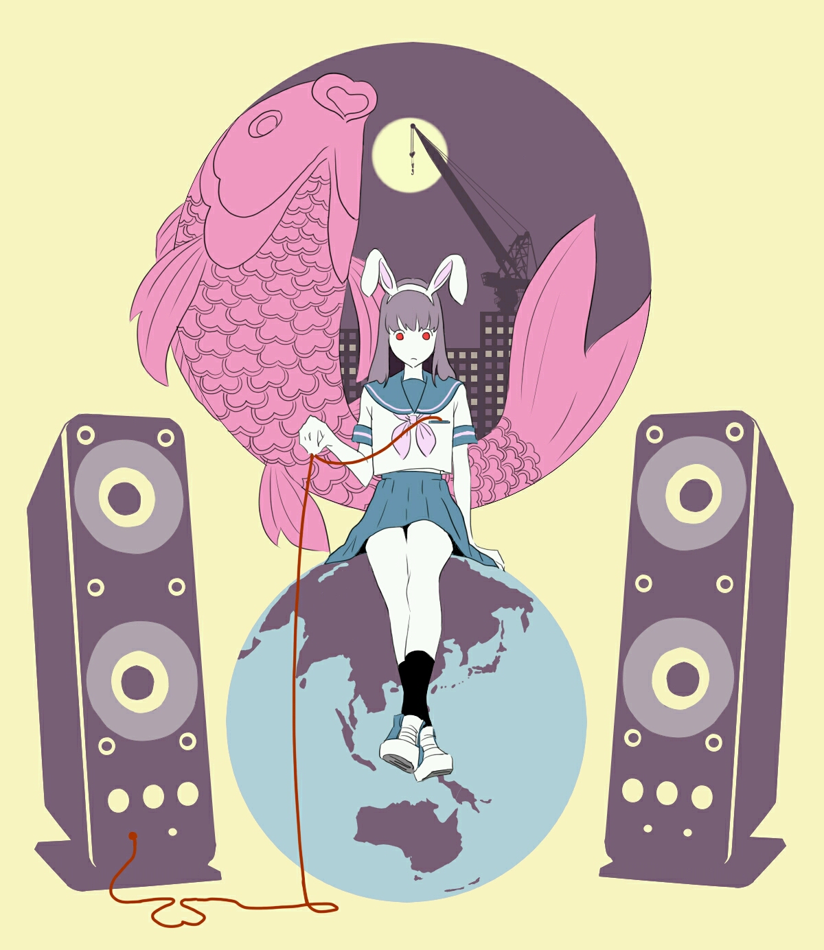 微信黑白二次元杂图图片