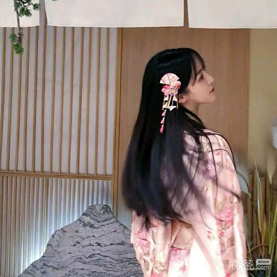 微信文艺森系御姐女头