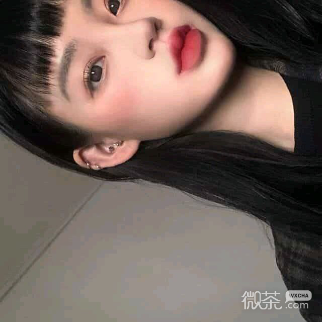 清新简洁阳光微信女头