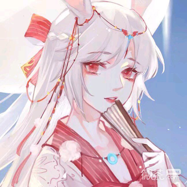清新简洁阳光微信女头