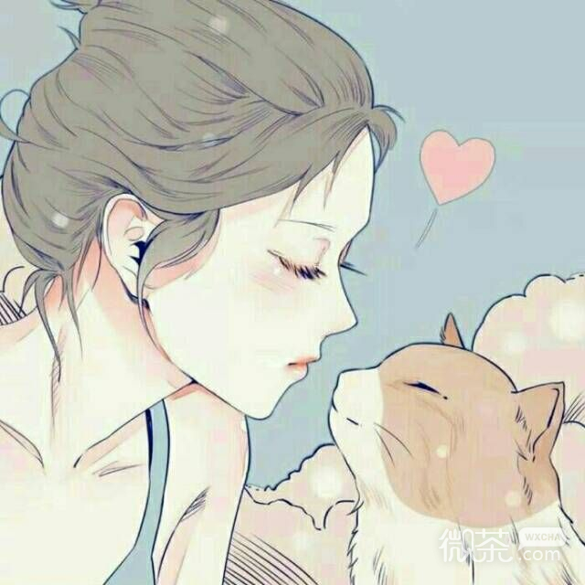 微信文艺森系御姐女头