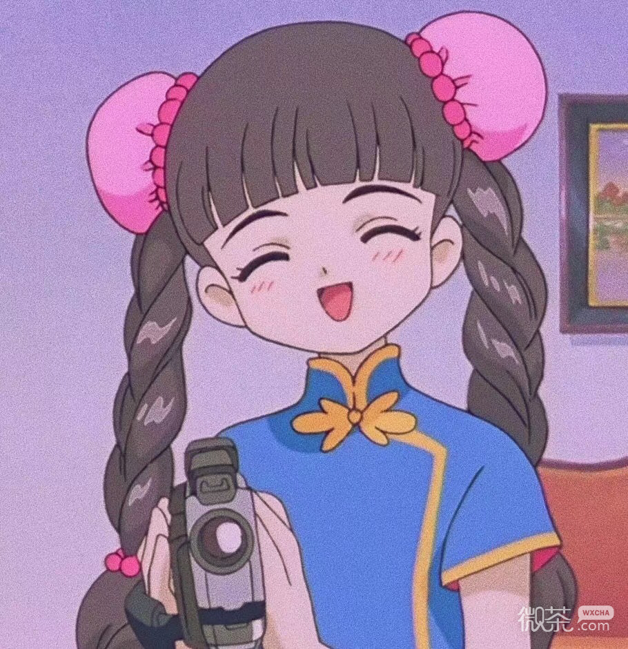 清新简洁阳光微信女头