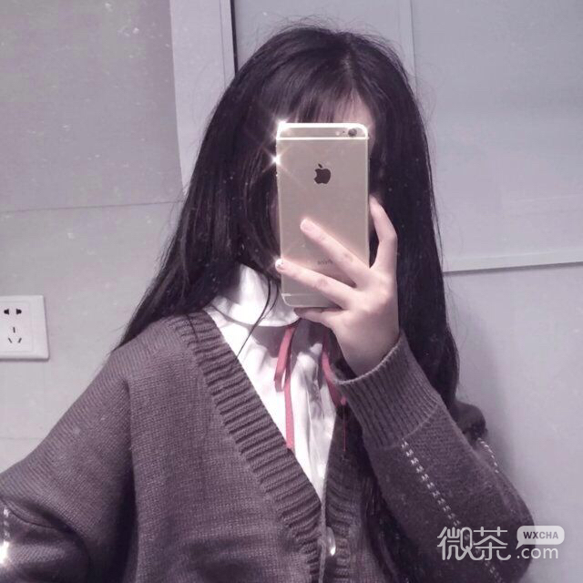 清新简洁阳光微信女头