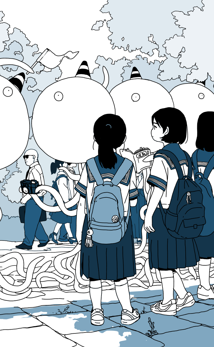 微信黑白二次元杂图图片