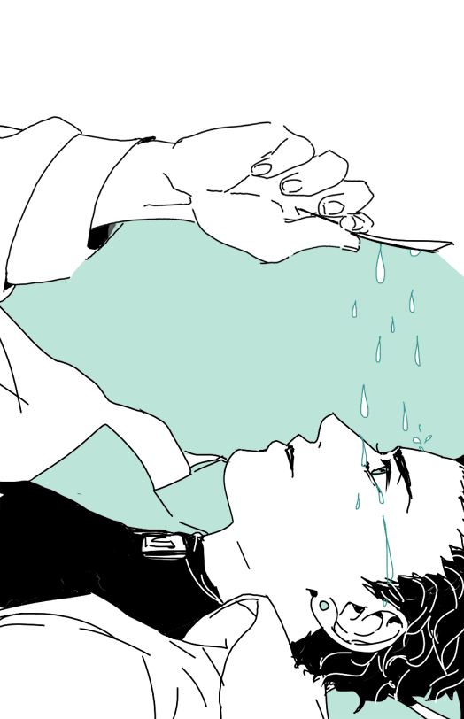 微信黑白二次元杂图图片