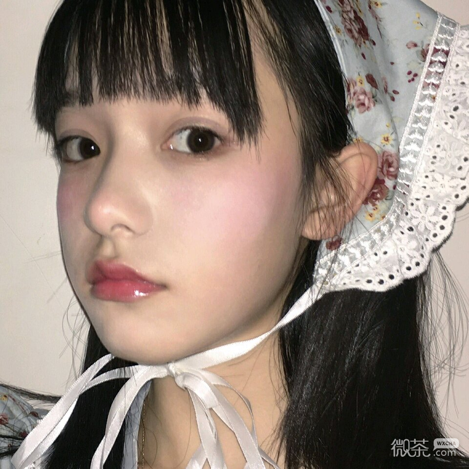 微信文艺森系御姐女头
