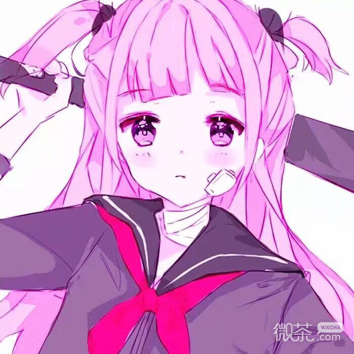 清新简洁阳光微信女头