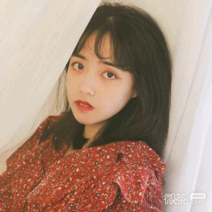 微信文艺森系御姐女头