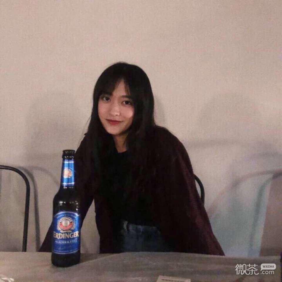 清新简洁阳光微信女头