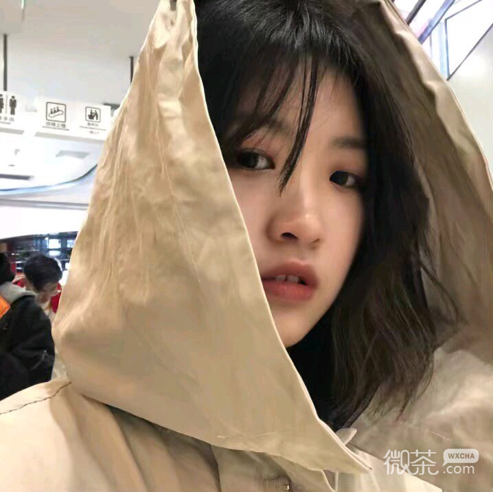 清新简洁阳光微信女头