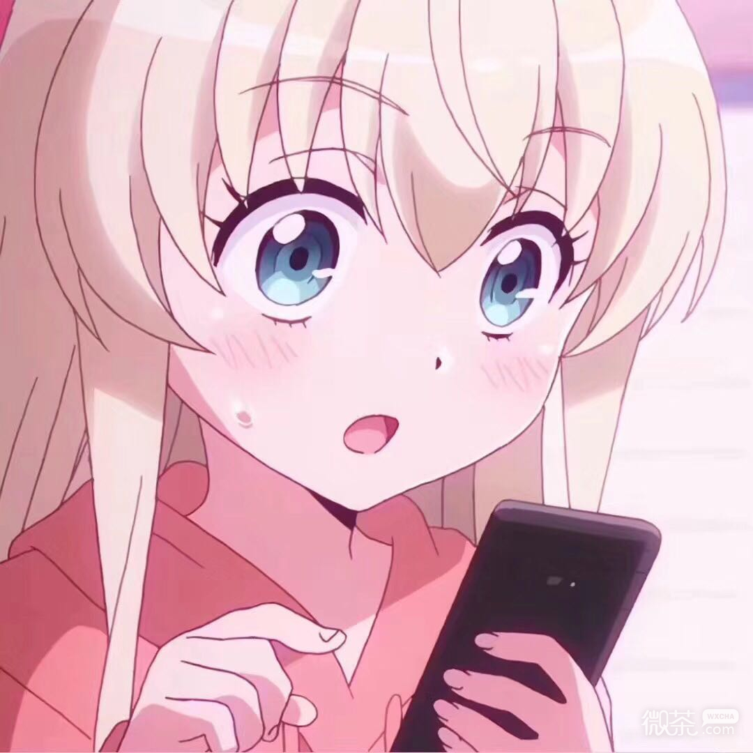 清新简洁阳光微信女头