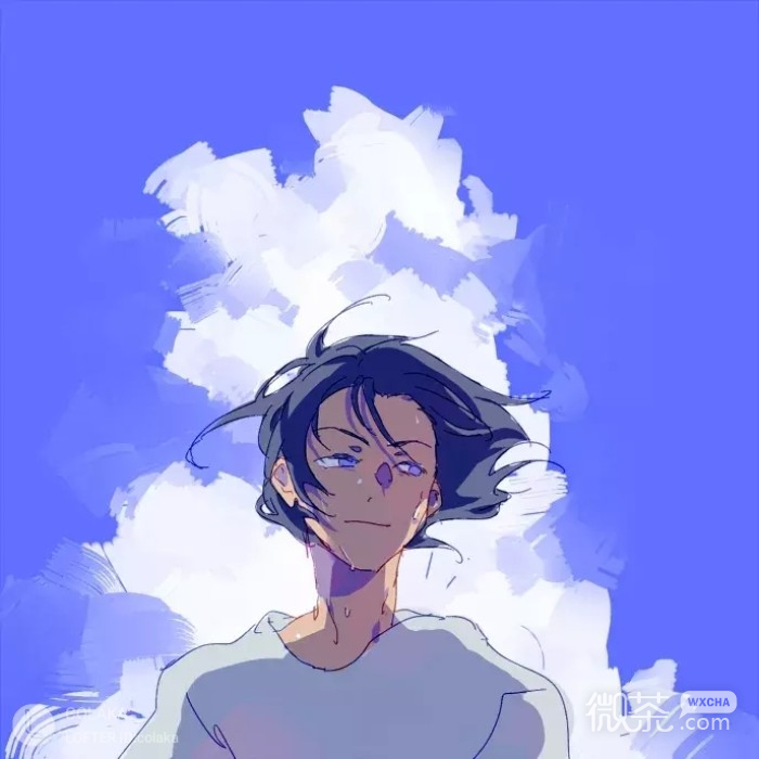 微信青春性感男头