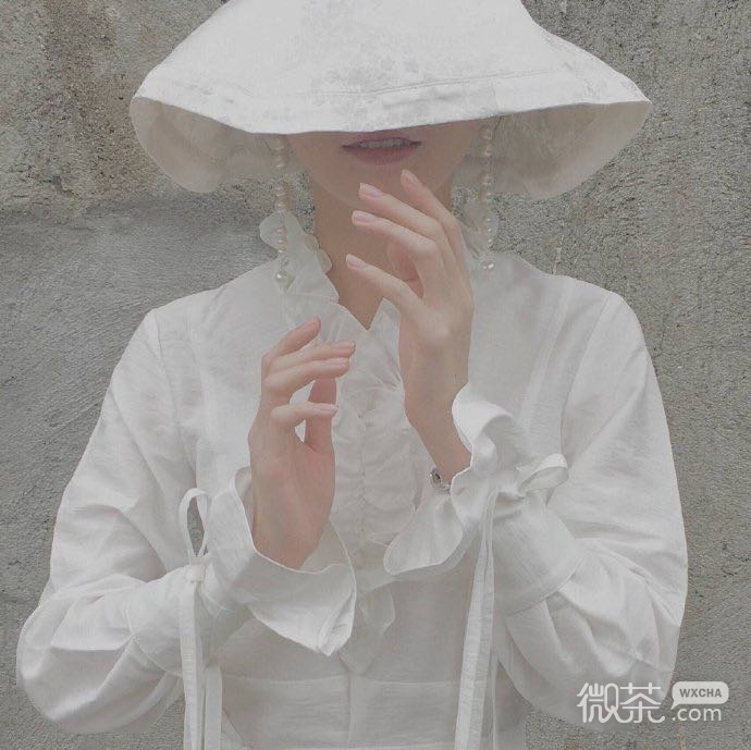 微信绿色系森系女头
