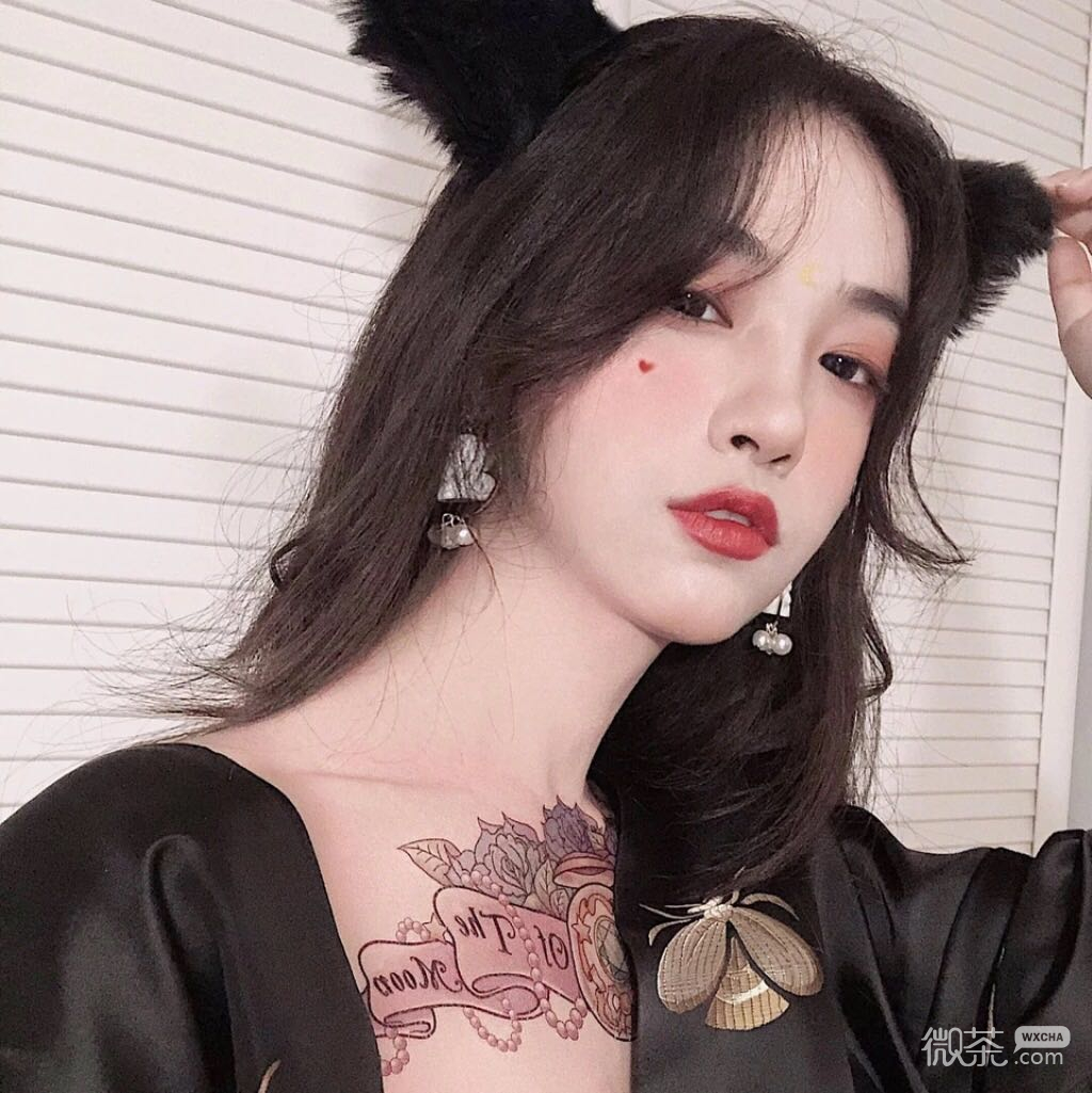 微信森系时尚气质女头