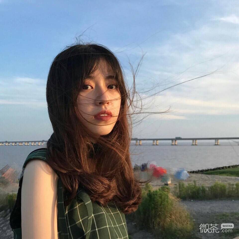 微信阳光简洁气质女头