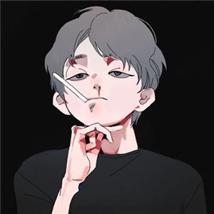 唯美伤感动漫风格男生微信头像合集下载