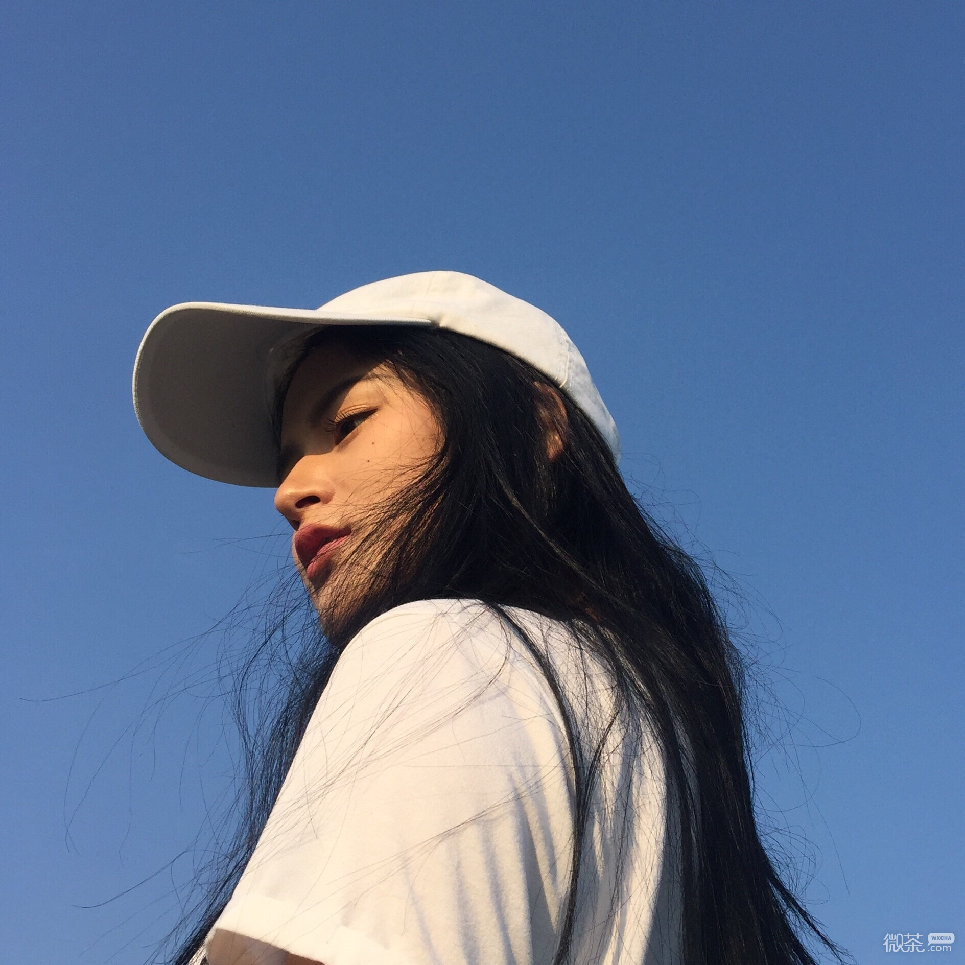 微信好看的时尚清新女头