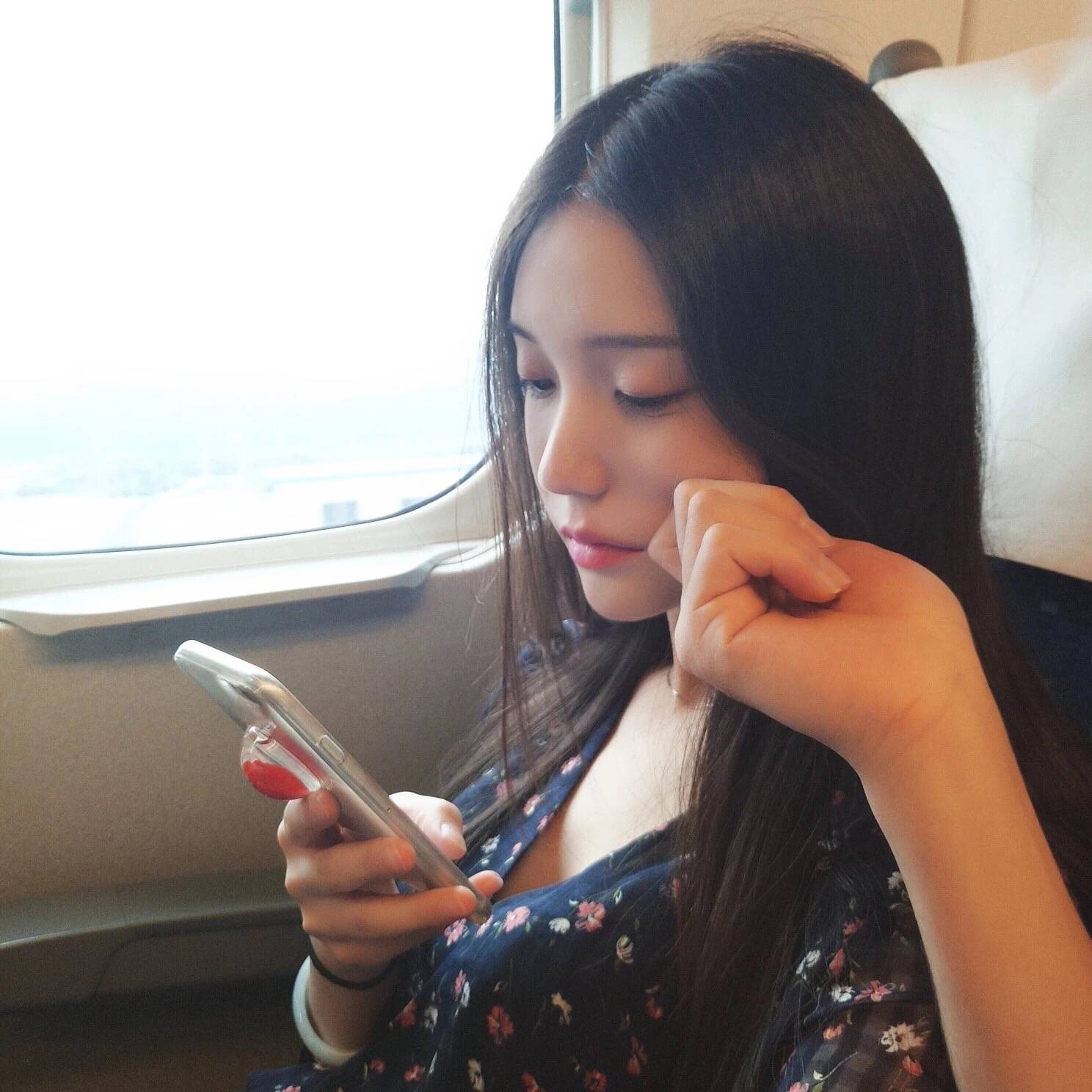 微信清新网红女头