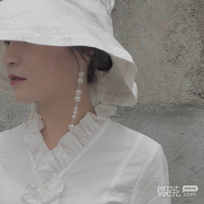 微信绿色系森系女头