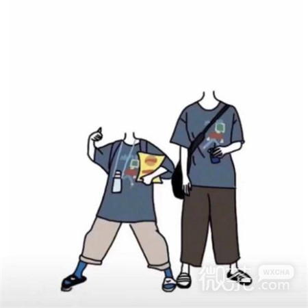 抖音爆火的微信抠头小人图片合集下载