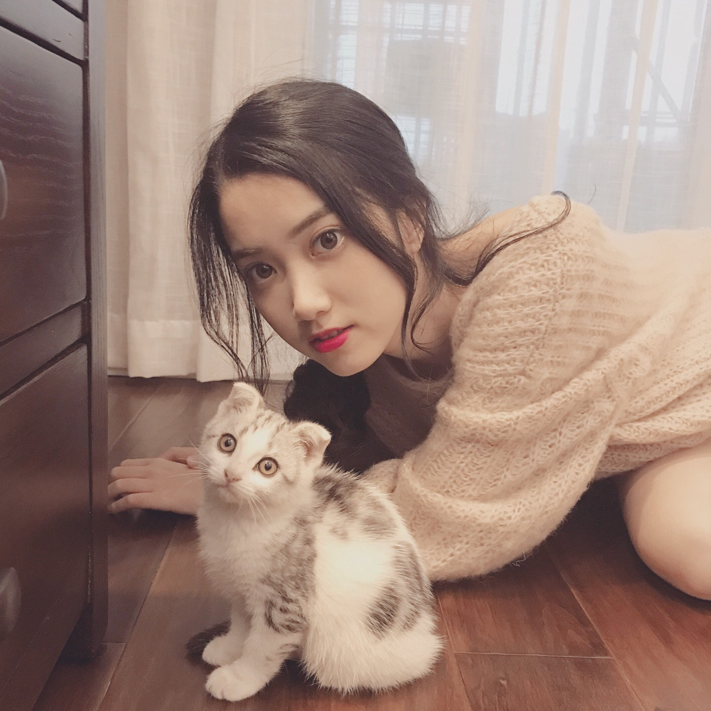 微信清新网红女头