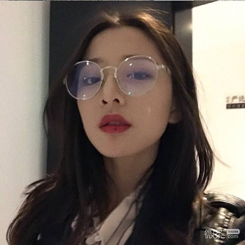 微信漂亮时尚清新女头