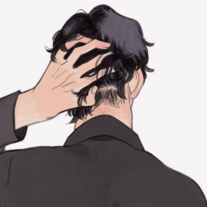 微信帅气时尚成熟男头