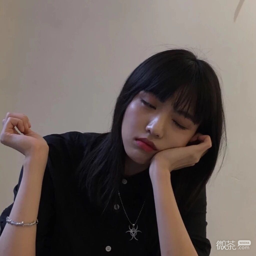 微信漂亮时尚清新女头