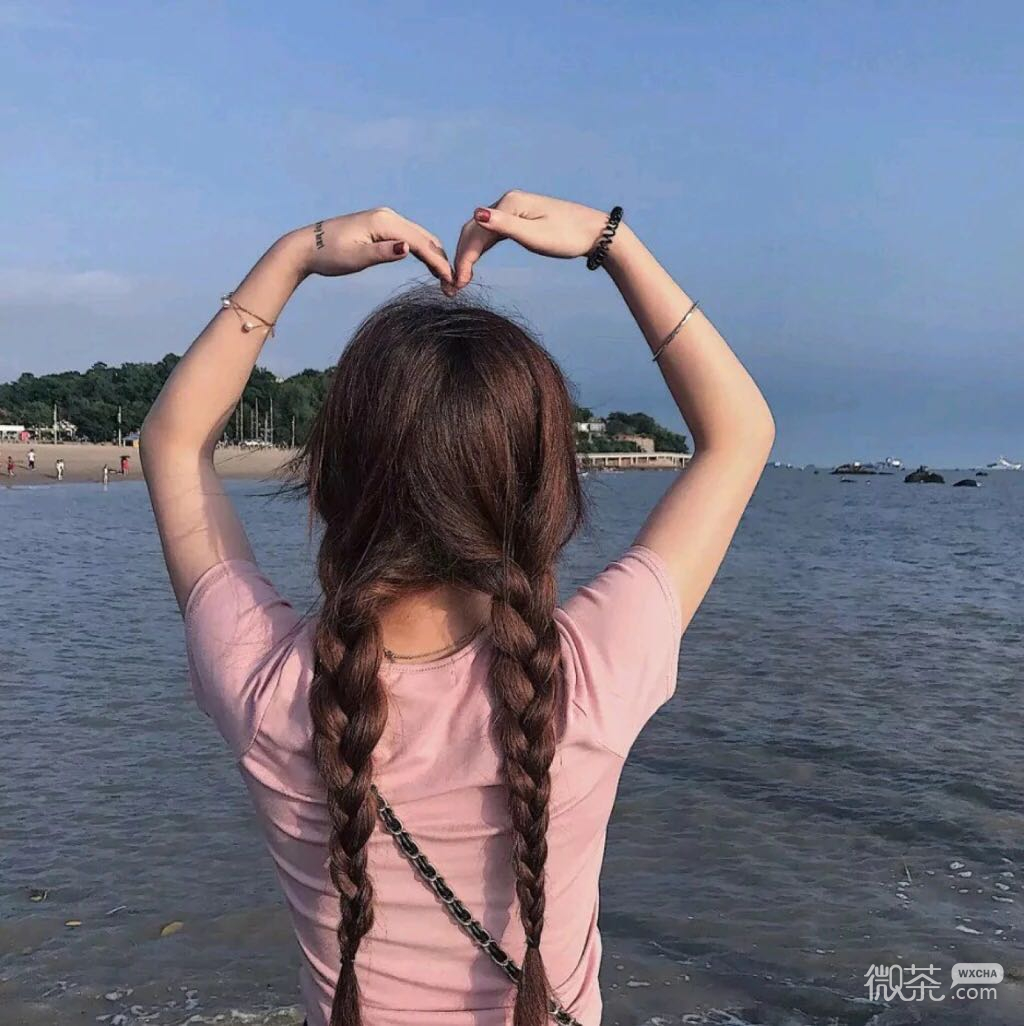 微信森系时尚气质女头