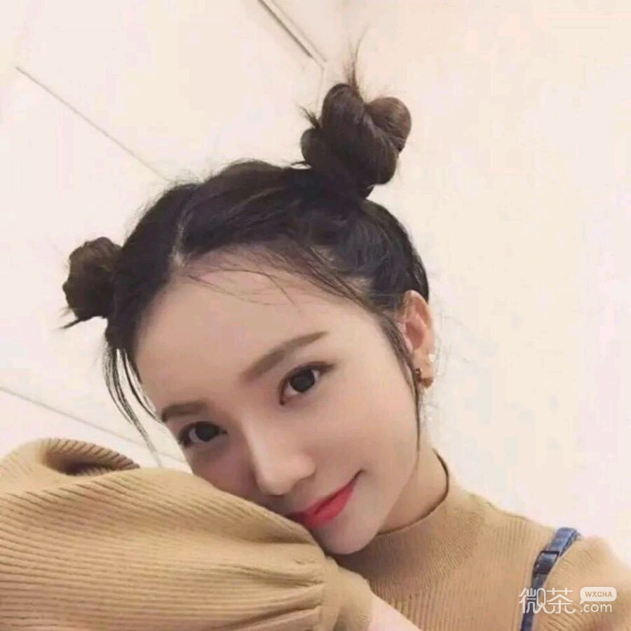 微信清新好看复古女头
