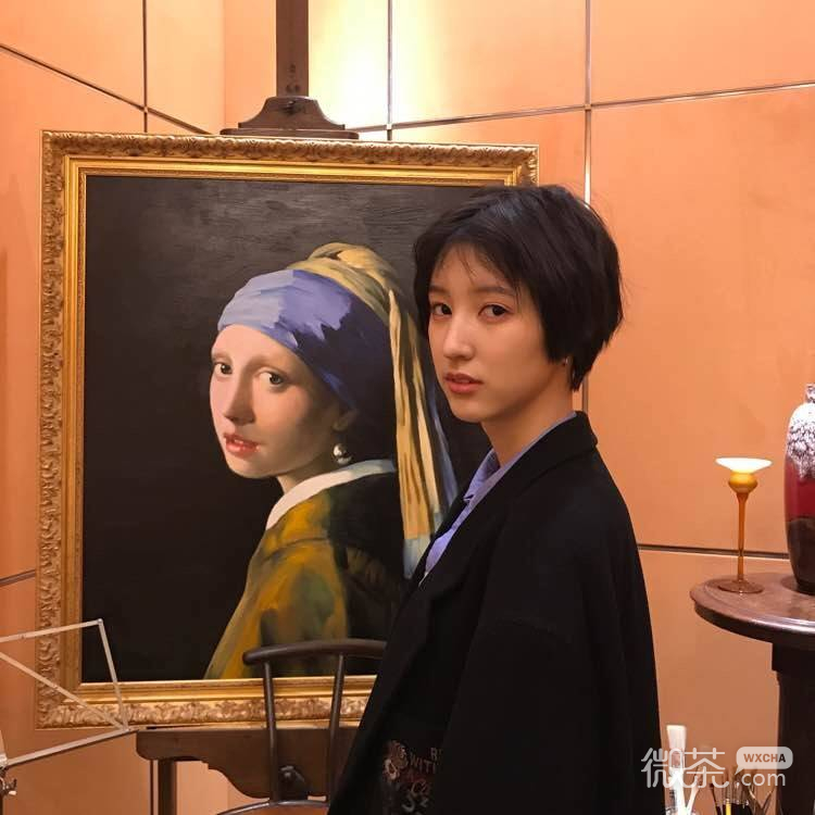 微信高颜值时尚清新女头