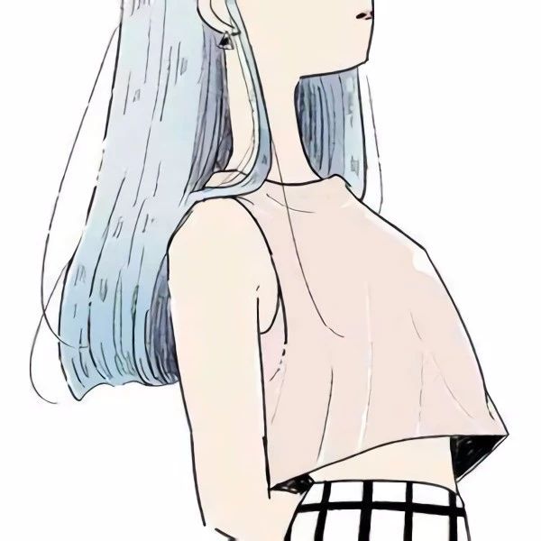 微信简洁个性动漫女头