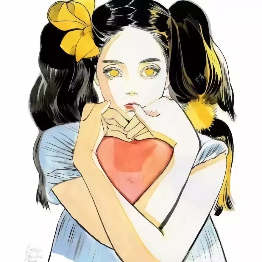 微信简洁个性动漫女头