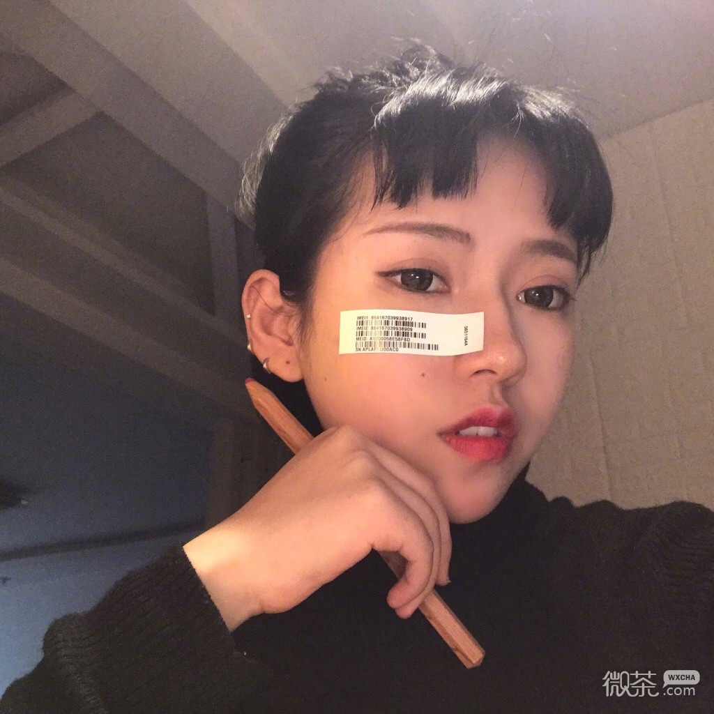 微信高颜值时尚清新女头
