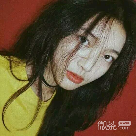 微信清新好看复古女头