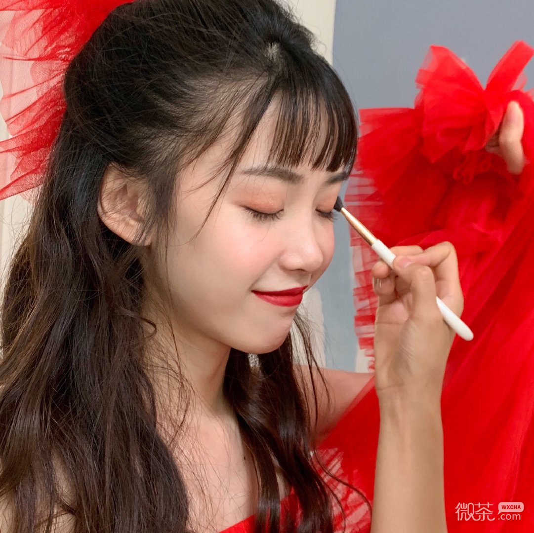 粉嫩清新文艺可爱微信女头