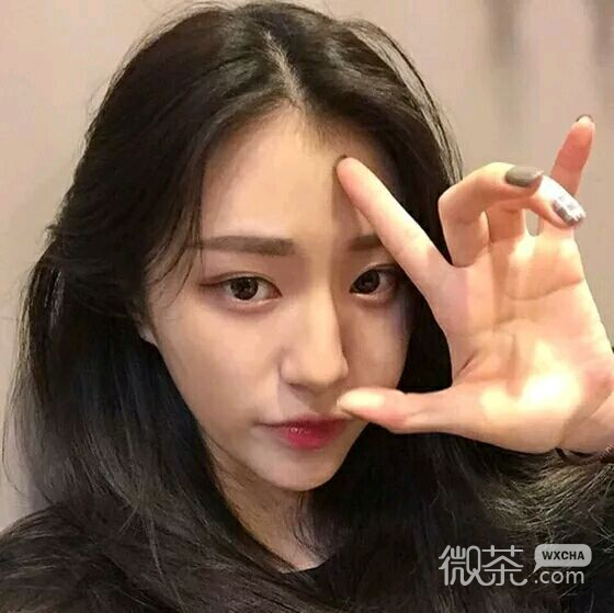 微信清新好看复古女头