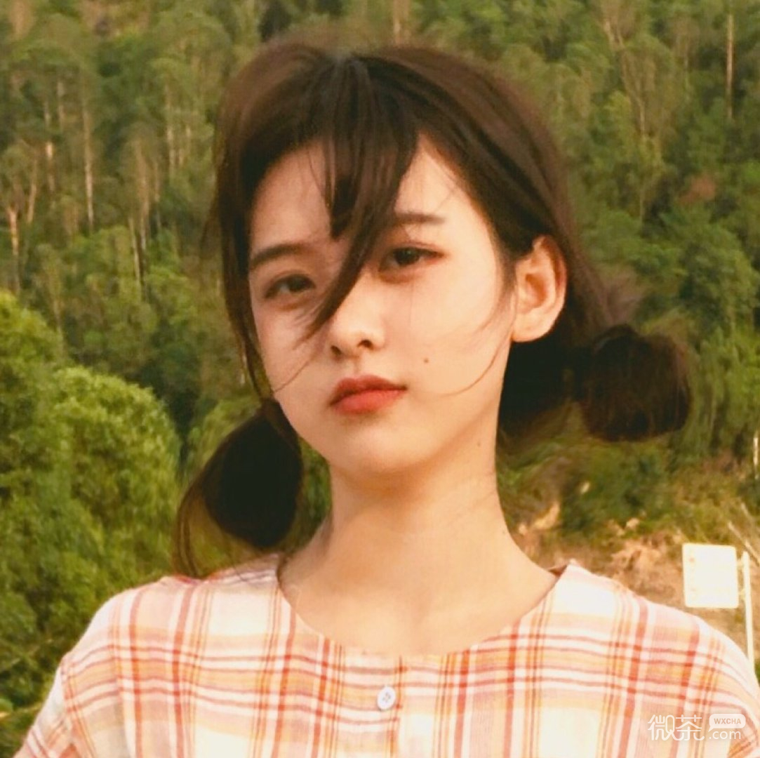 粉嫩清新文艺可爱微信女头