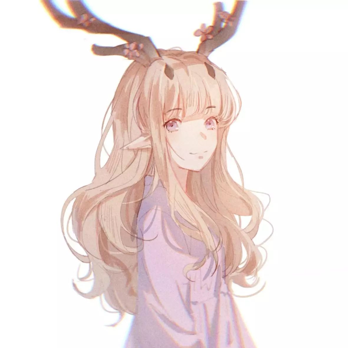 微信简洁个性动漫女头