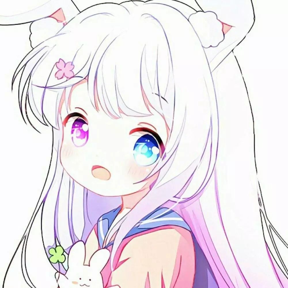 微信简洁个性动漫女头