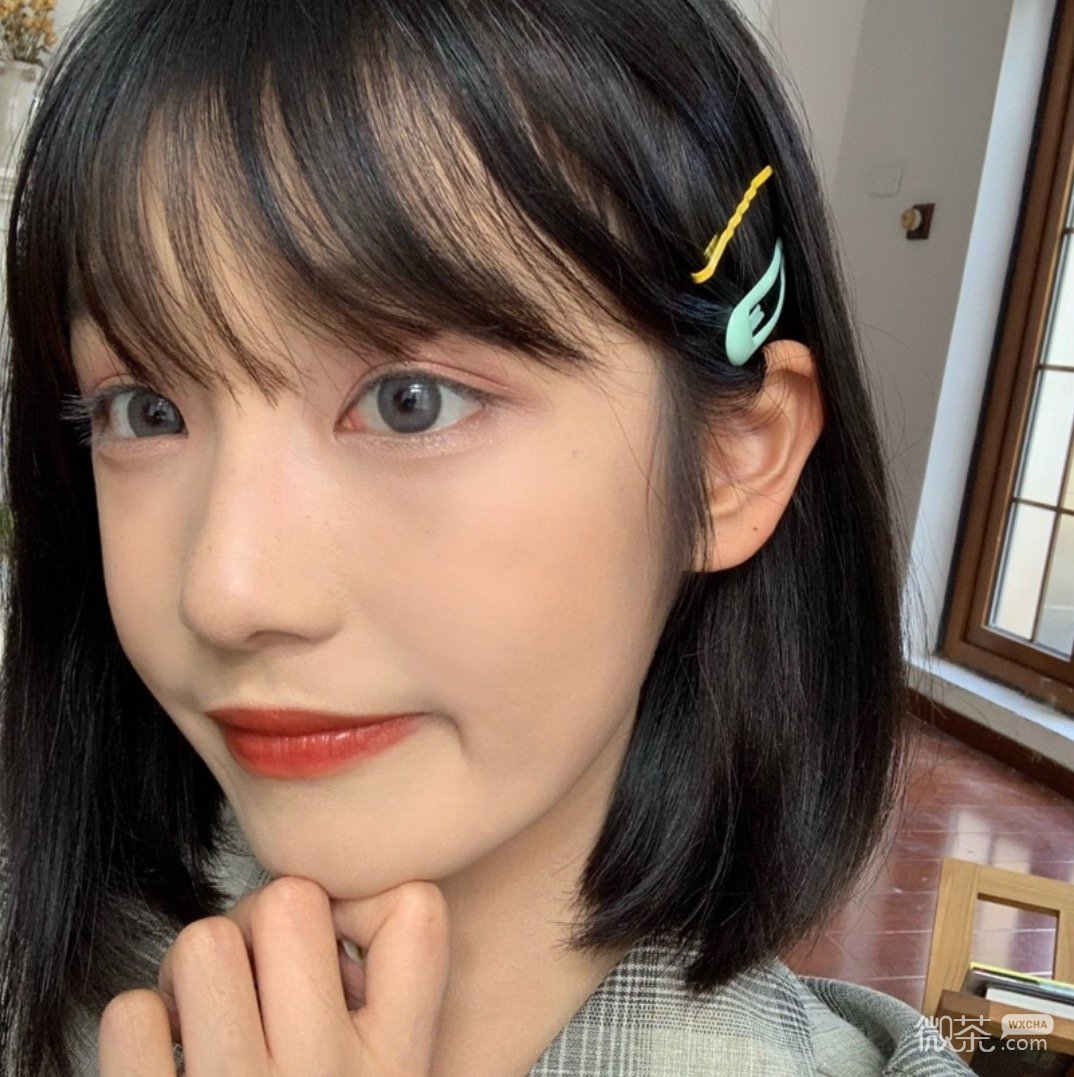 粉嫩清新文艺可爱微信女头