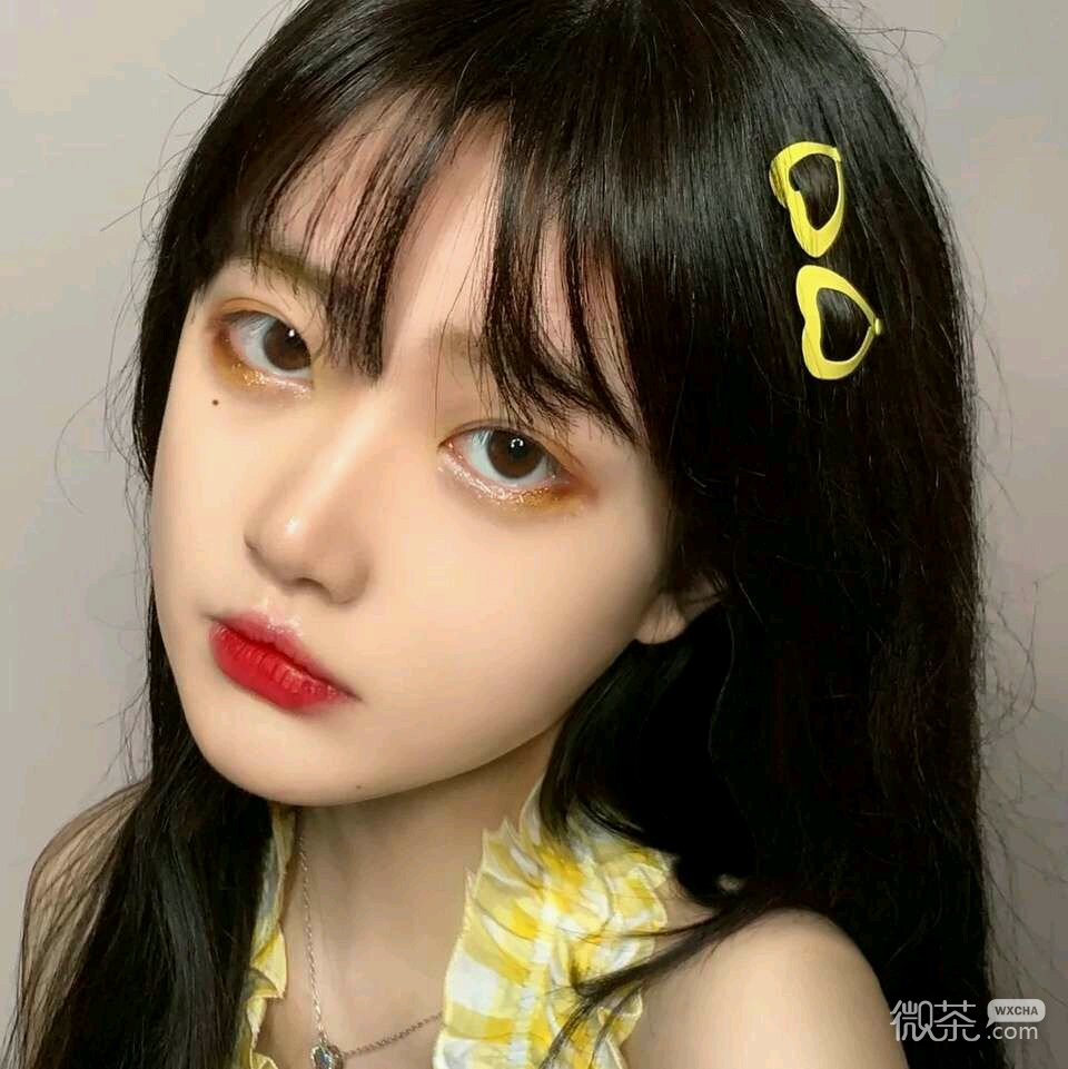 微信小清新时尚文艺性感女头