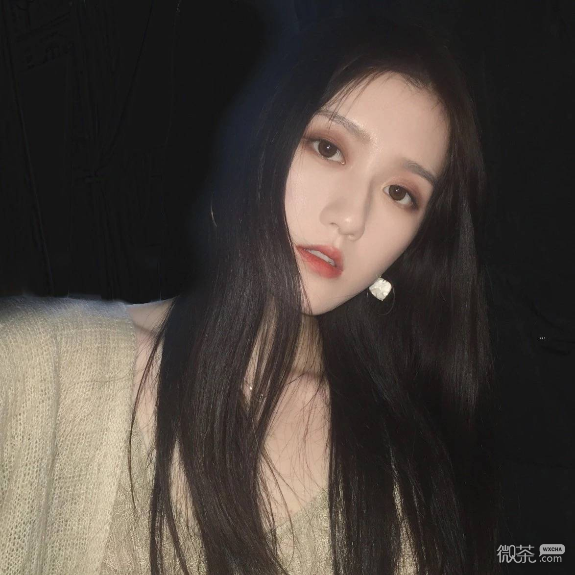 微信高颜值时尚清新女头