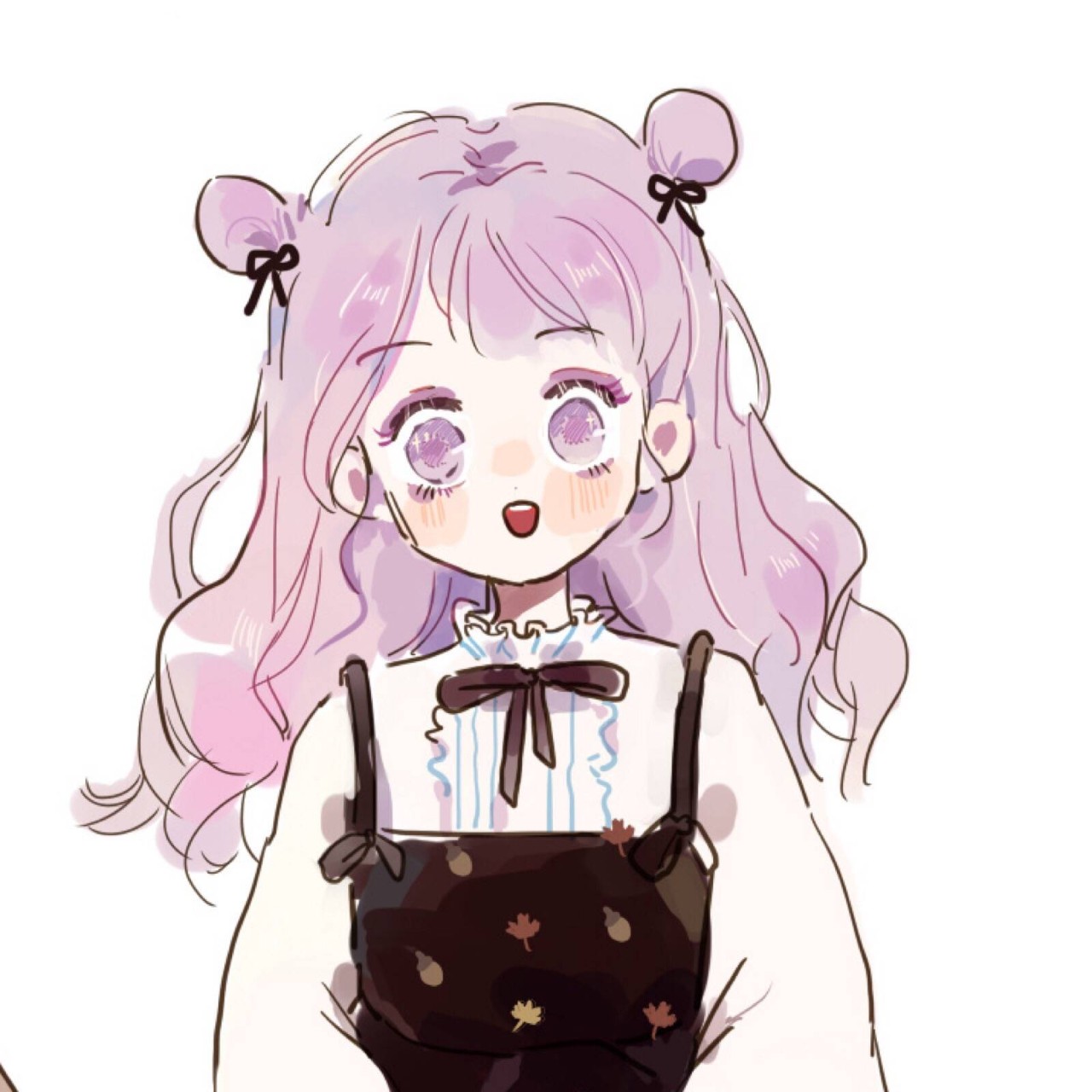 微信简洁个性动漫女头