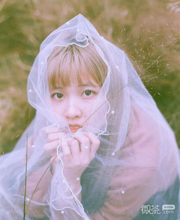 微信清新好看复古女头