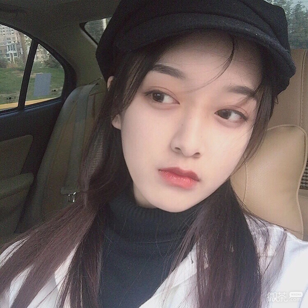 微信清新阳光高颜值时尚女头