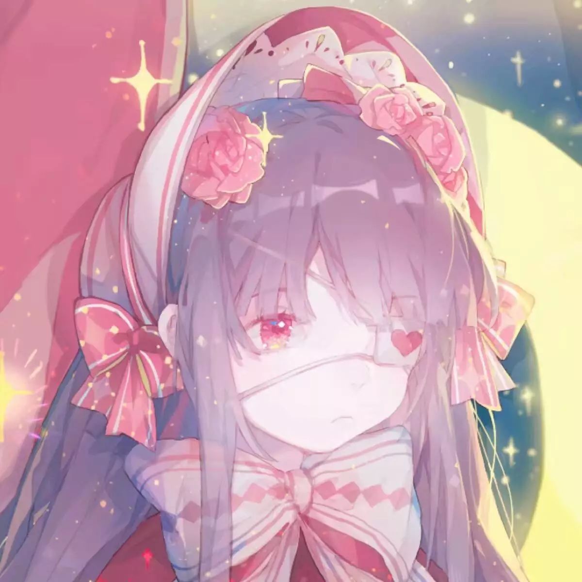 微信简洁个性动漫女头