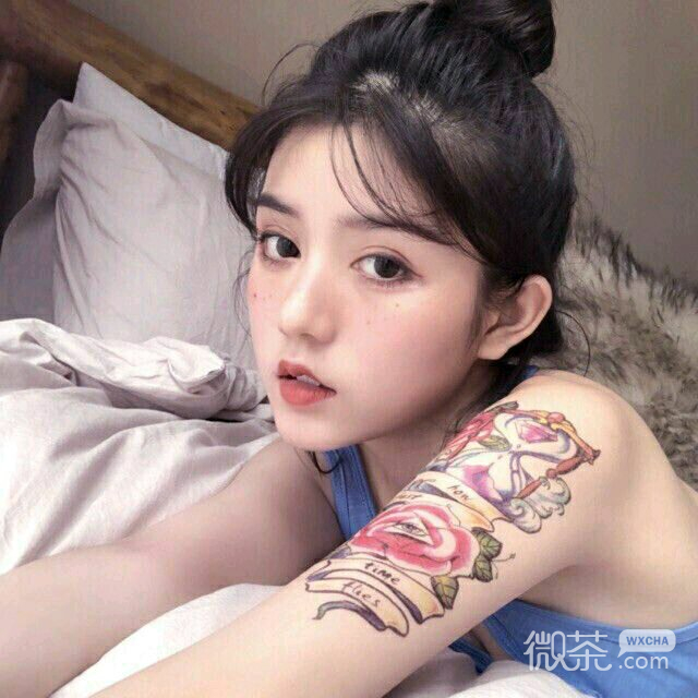 微信阳光清新性感女头