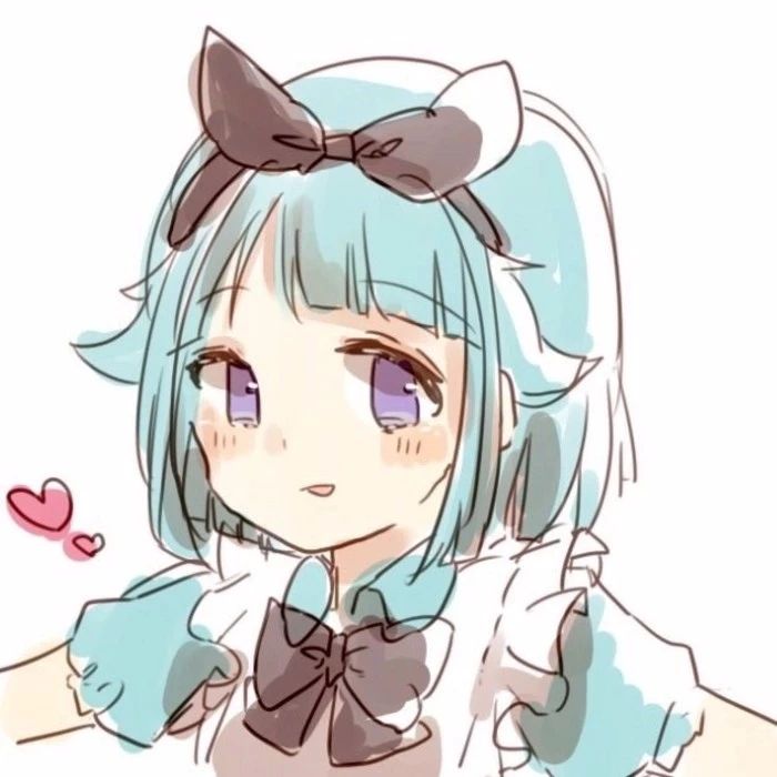 微信简洁个性动漫女头